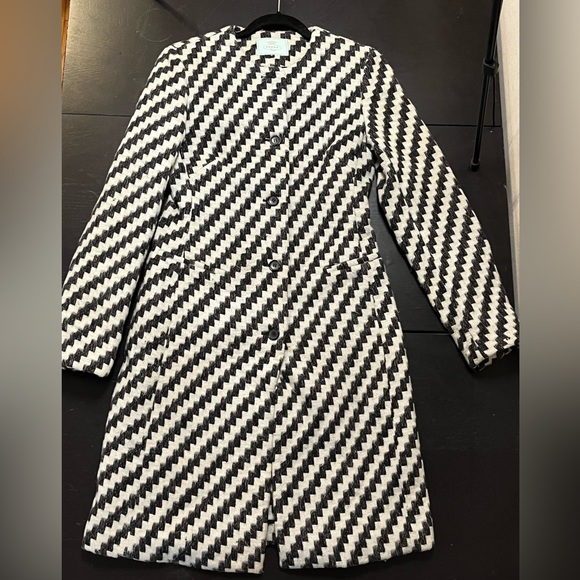 Wool and possibly mohair Tocca herringbone coat jacket blazer - Picture 6 of 11